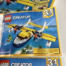 LEGO CREATOR: Island Adventures (31064) original box manuals pieces Incomplete ￼