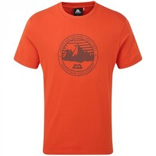 Mountain Equipment Roundel T-Shirt 100% Bio Baumwolle Paprika