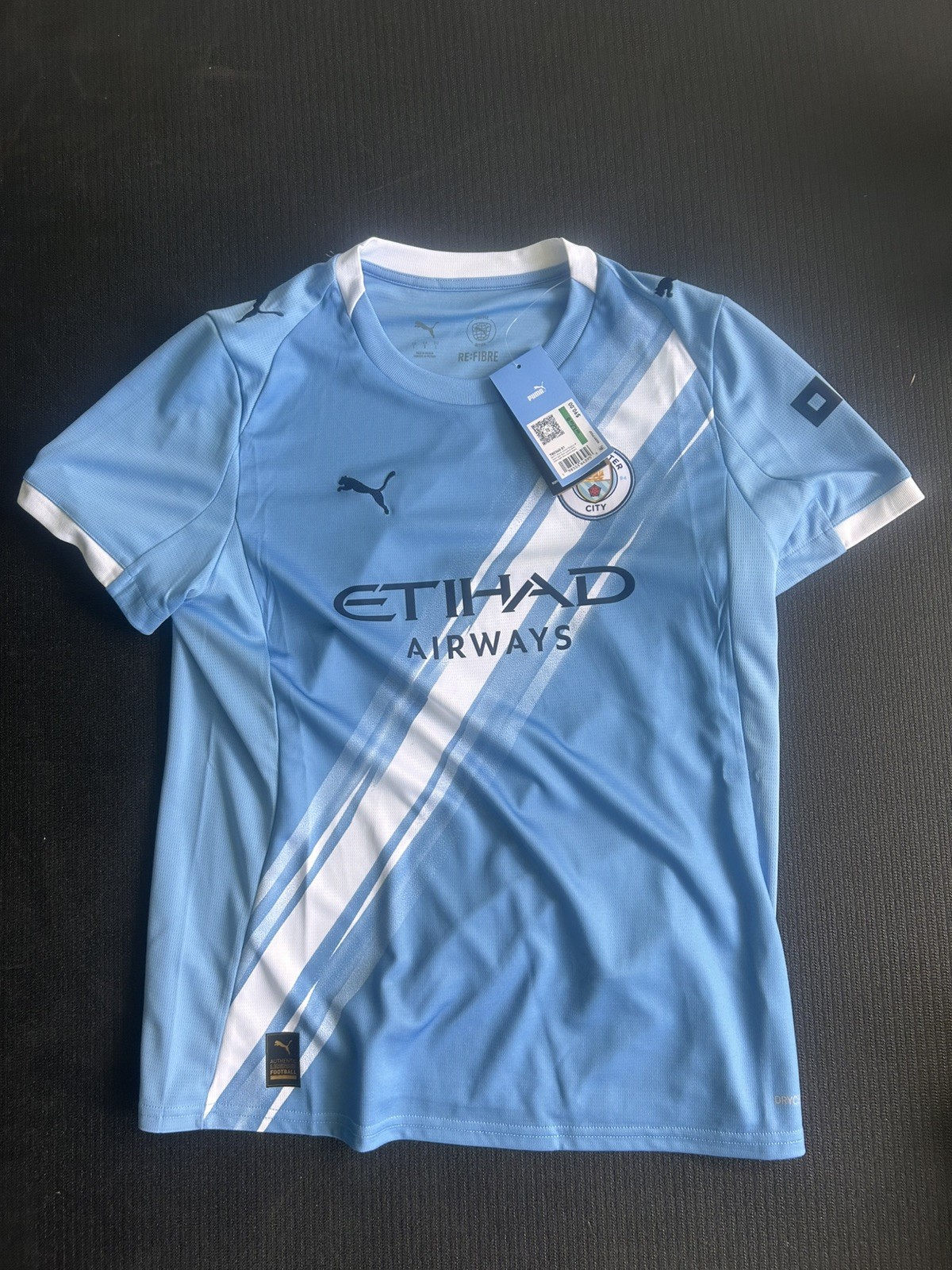 Puma Manchester City Home Jersey 24/25 Women’s Size L Light Blue New With Tags