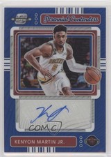 2022-23 Contenders Optic Perennial Blue Prizm 17/75 Kenyon Martin Jr Auto 0l8y