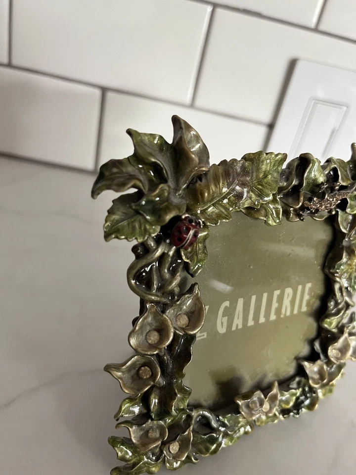 NUEVO MARCO DE FOTOS VINTAGE GALERÍA Z CALA LILY LIZARD LADYBUG RANA Foto 2 de 4