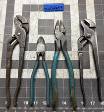 Channellock Pliers x4 420, 430, 437 Nippers, 369 Linesman USA