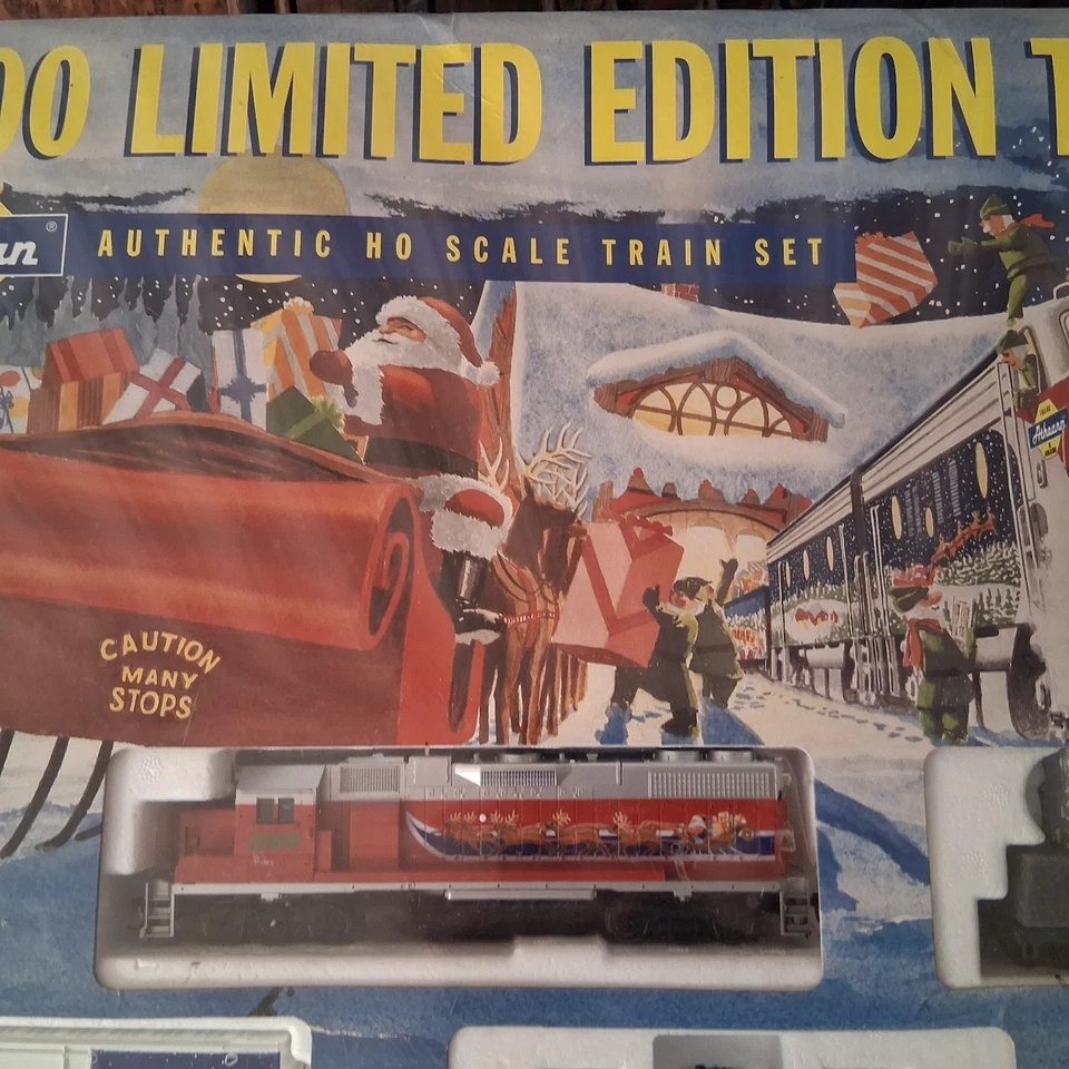 Christmas Train Set Holiday Athearn 2000 New Sealed Limited Edition HO - Image 2 of 4