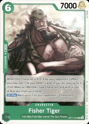 FISHER TIGER OP11-035 A FIST OF DIVINE SPEED C ONE PIECE