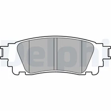 Delphi LP3171 brake pad set, disc brake for Lexus, Toyota