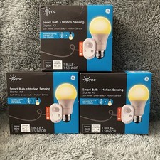 Lot Of 3 CYNC Smart bulb Motion Sensing Starter Kit
