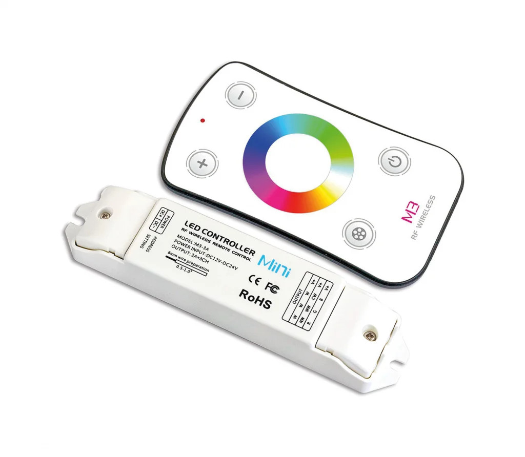 LED Tape RF Receiver + Touch Remote For RGB 216w Max Integral ILRC001
