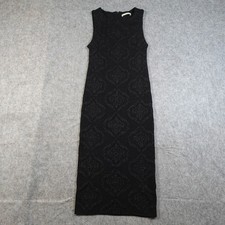 Alice Olivia Dress Womens XS/S? Penley Midi Metallic Textured Bodycon Sleeveless