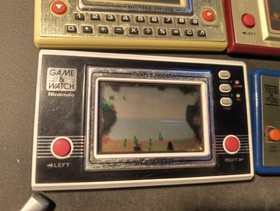 Nintendo Game & Watch MG8 1981 Handheld Game Octopus Turtle Bridge -NOT WORKING-