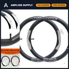 2-Pack 20" Self-Sealing Bike Tubes 20x2.125/2.40 Puncture Resistant AV32mm Valve