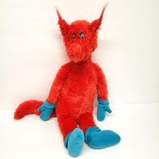 Kohls Cares 18" Dr Seuss Fox in Socks Red Blue Stuffed Animal Plush