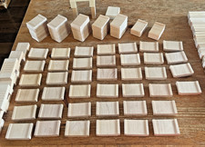 Thomas  Friends Track Risers Huge Lot Wooden Railway 100 Piece Bridge Supports