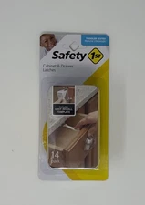 Safety 1st Baby Cabinet Locks Wide Grip Latches 14 Pack