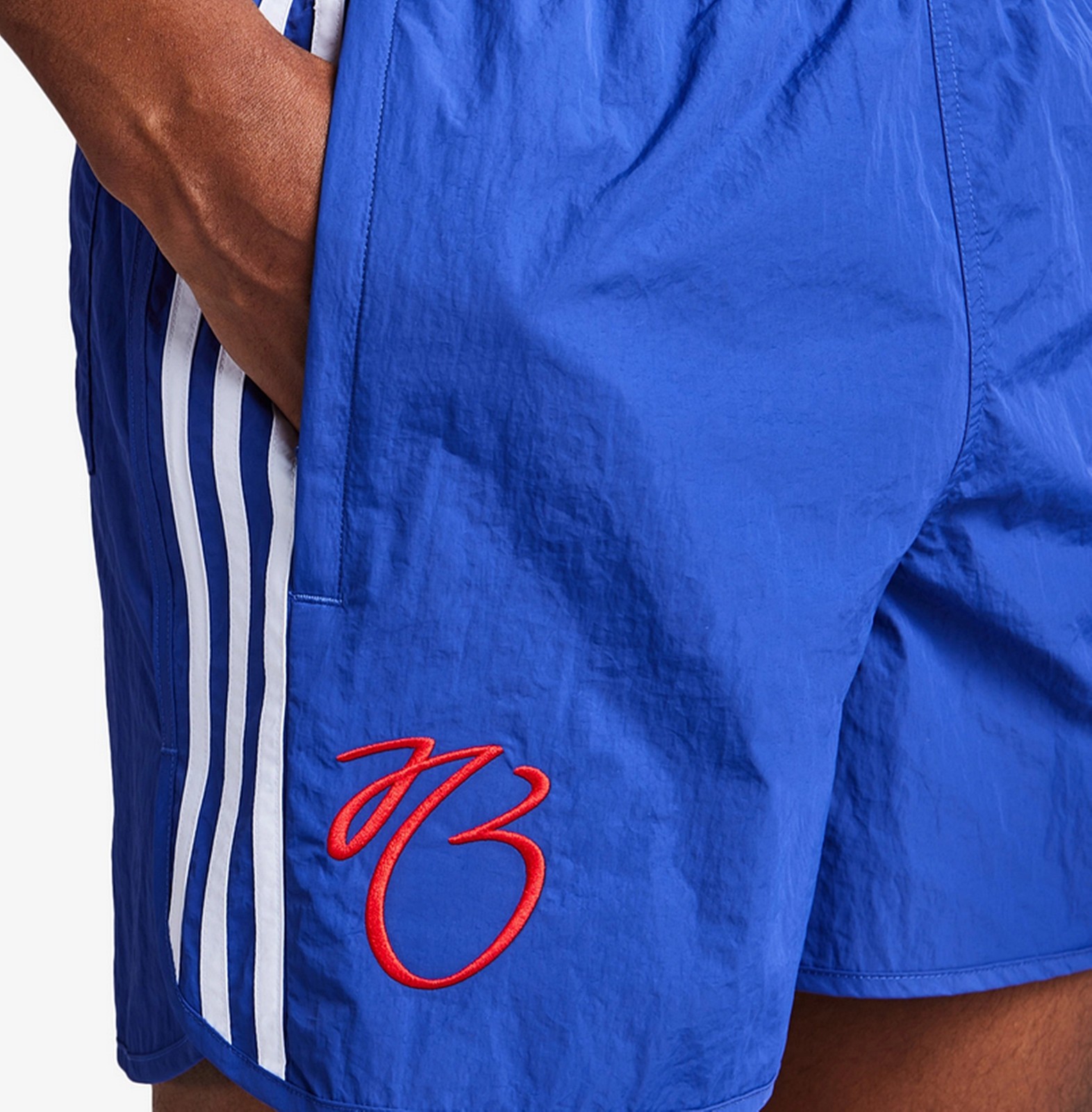 ADIDAS ORIGINALS X JUDE BELLINGHAM SHORTS BLUE MENS M,L,XL NEW LAST 3 RRP £55 image 4