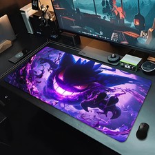 Pokemon Gengar XXL Gaming Mouse Pad Large Desk Mat Speed Non Slip PC