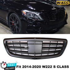 Maybach Black Front Grille Grill Fit Mercedes W222 2014-2020 S400 S550 S65 S580