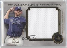 2013 Museum Collection Momentous Material Jumbo Relics Gold 19/35 Wade Davis 3v0
