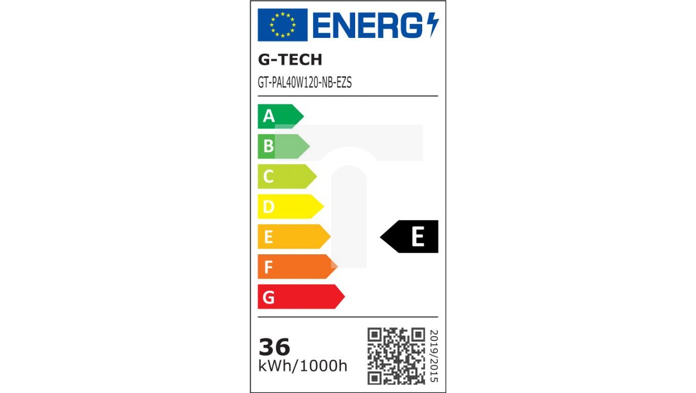 LED Panel G-Tech 40W 3500lm 4000K IP44 120x30cm GT-PAL40W120-NB