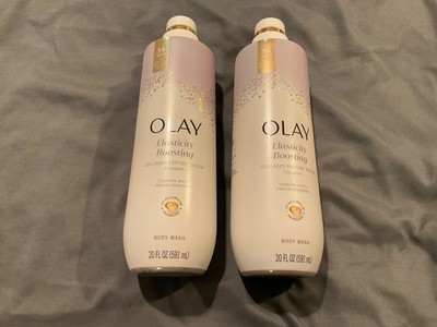 2 Brand New Olay Elasticity Boosting Collagen Peptide Serum Body Wash 20 Fl Oz