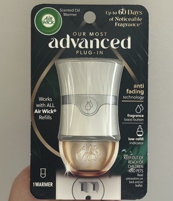 Air Wick Advanced Plug-In Scented Oil Warmer Plug In Air Freshener, 1 Ct