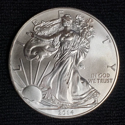 2014 American Silver Eagle 1 oz .999 Fine Silver Uncirculated