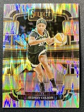 Sydney Colson 2023-24 Panini Select WNBA SILVER FLASH PRIZM CONCOURSE #40 ACES