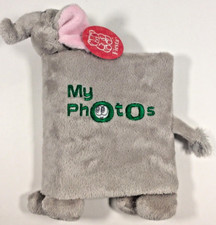 Fiesta Childs Photo Album/Plush Cover/Elephant/Holds 50 photos/New with tags