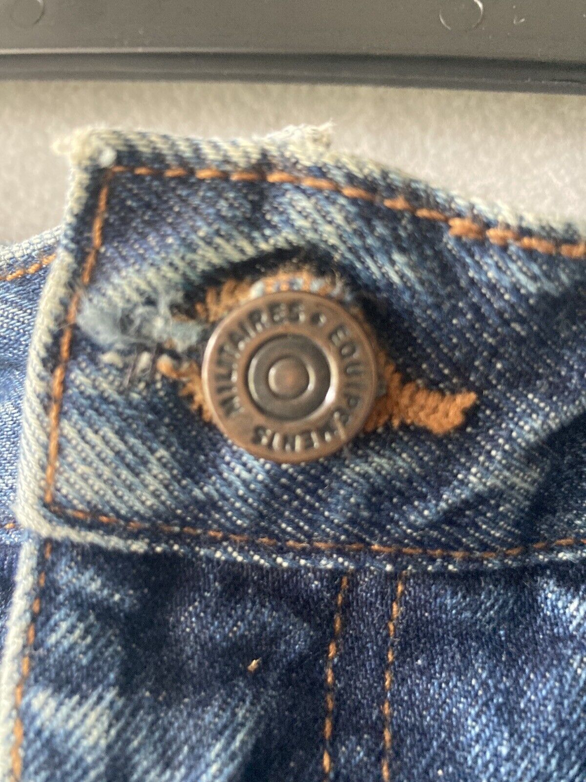 Vintage Guess Jeans Mens 36x34 Blue Classic 001 F… - image 11