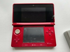 Nintendo 3DS console - Metallic Red - Japanese Import - Good condition-US Seller
