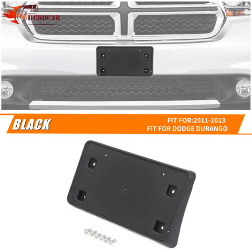 Front License Plate Frame Bracket Cover for 2011-2013 Dodge Durango Accessories - Picture 2 of 10