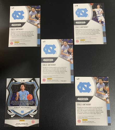 COLE ANTHONY Prizm ROOKIE "GREEN" REFRACTOR SP Parallel Variation RC + - Picture 7 of 7