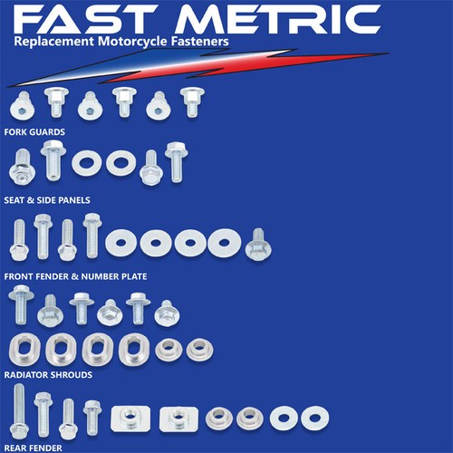 Kits de pernos de plástico y carrocería para Yamaha YZ 250 - Imagen 25 de 40