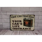 Vintage Style Shell Motor Oil Sign Metal Wall Art