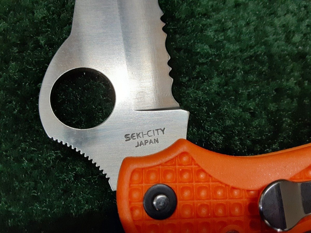 SPYDERCO RESCUE 79MM VG-10 Orange CLIPIT JR 4