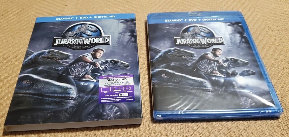 Jurassic World Blu Ray/DVD/Digital HD Sealed | eBay