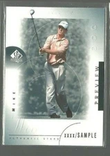  2001 SP Authentic Preview #26 Mike Weir STAR (ref 64771)