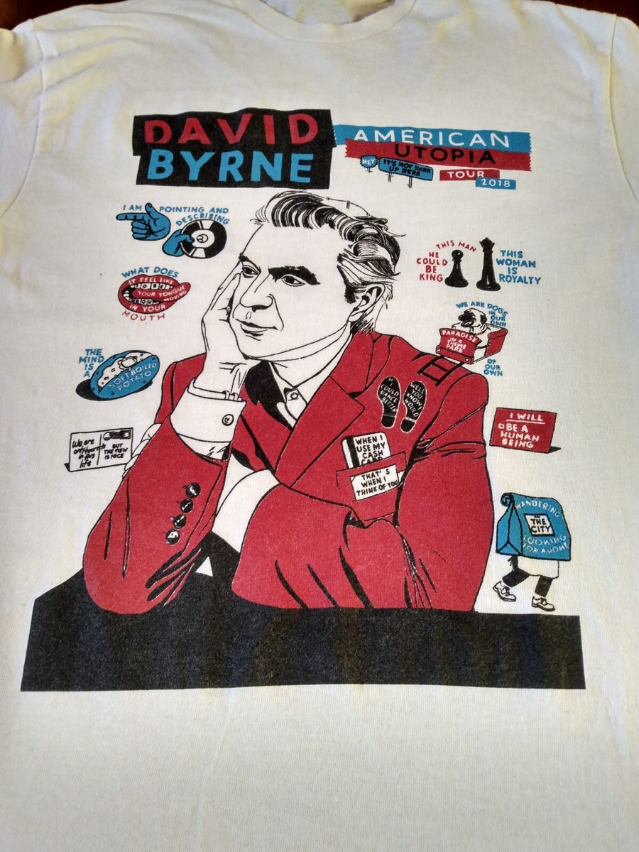 ディビット•バーン David Byrne Tシャツ Lサイズ 黒 ディビット•バーン
