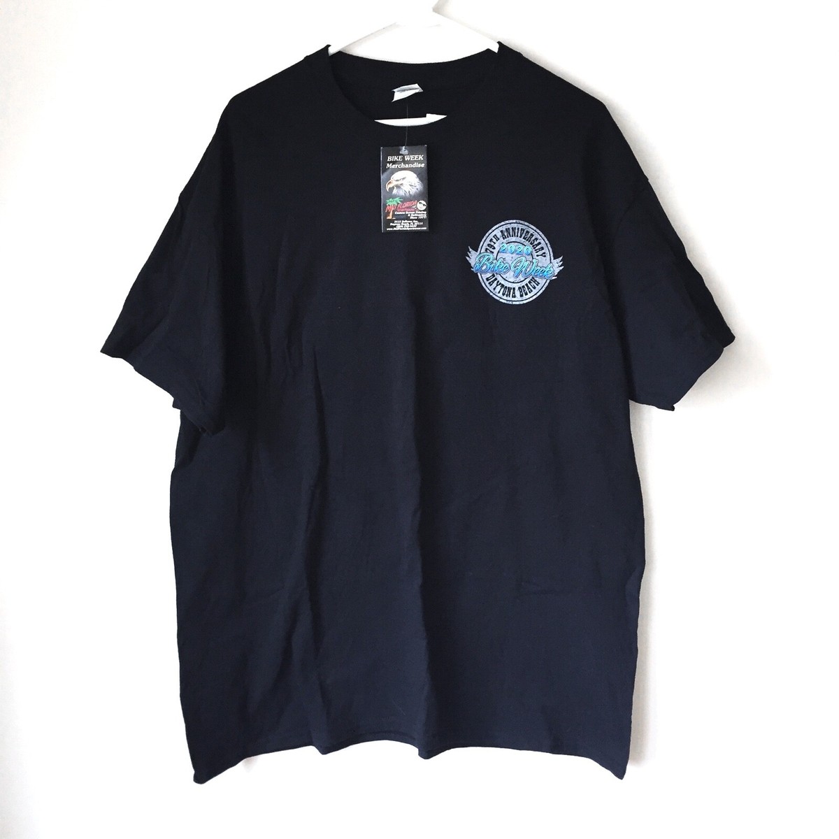 BIKE WEEK '79Tシャツ DAYTNA New 2020 79th Anniversary Bike Week Daytona Beach T-Shirt S XL