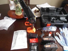 GPED * 6 Inch Portable  Cordless, Handheld Mini Chainsaw * FREE  SHIPPING