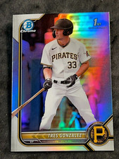 2022 Bowman Chrome 1st REFRACTOR PROSPECT ROOKIE Tres Gonzalez