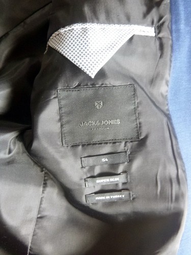 Jack&Jones Premium Herrenanzug Super slim blau in Gr. 54 - Bild 5 von 15