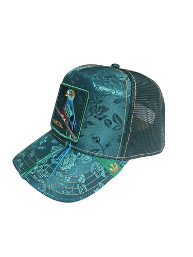 Goorin Bros Hut Reime mit Brezel Quetzal Vogel Schopf Trogon Birdie