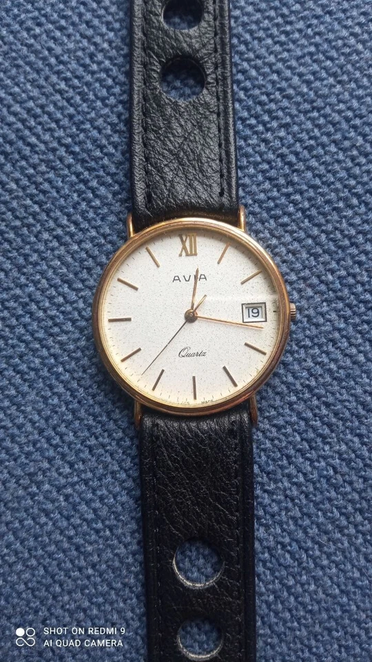 Reloj Hombre Avia Vintage Cuarzo Hecho en Suiza Foto 3 de 4