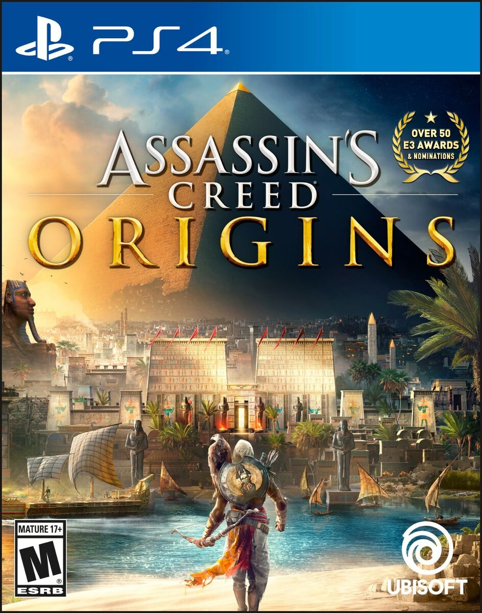 Assassins Creed Origins Playstation 4 PS4 PS5 Ubisoft Battle Fighting - New!