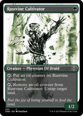 Rustvine Cultivator - Foil - Showcase x1 - Phyrexia: All Will Be One - NM-Mint, 