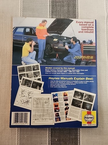 Haynes 38005 829 General Motors Buick Century And More 1982 Thru 1993 - Picture 2 of 7