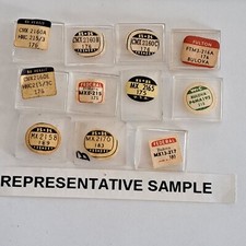 BULOVA CURVED bottom RECTANGULAR glass WATCH CRYSTALS by SIZE BB MX p.1 of 2 