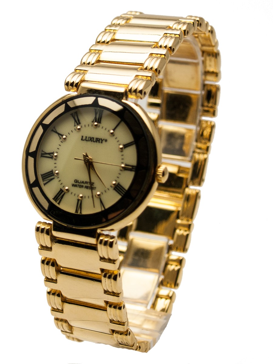 Luxurious Gold Metal Link Watch Apple Watch | Luxury Link Bracelet | Stainless Steel | Gold  main image 2
