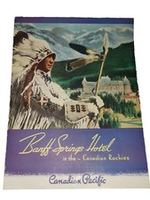 1939 Banff Springs Hotel in the Canadian Rockies Dinner Menus Tea Menus AA102