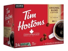 Tim Hortons Original Blend, Medium Roast Coffee, Single-Serve K-Cup Pods Compati